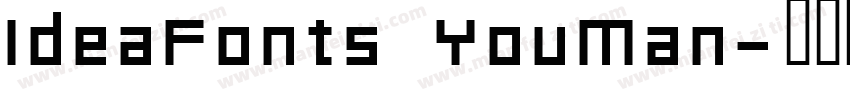 IdeaFonts YouMan字体转换